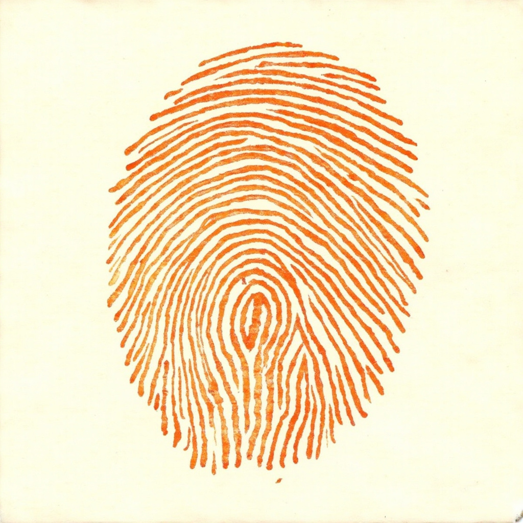 Y = v25 Fingerprint Handdrawn