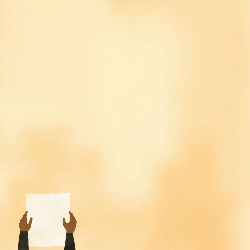 Vignette behavioral portrait background — focal point with fading contours